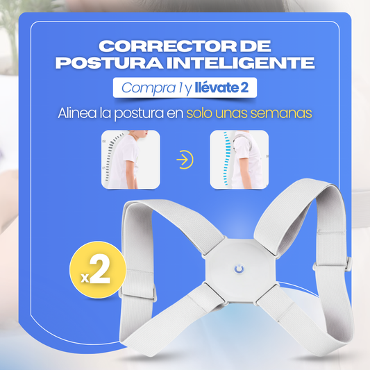Corrector De Postura Inteligente - Compra 1 y Llévate 2 GRATIS 🎁