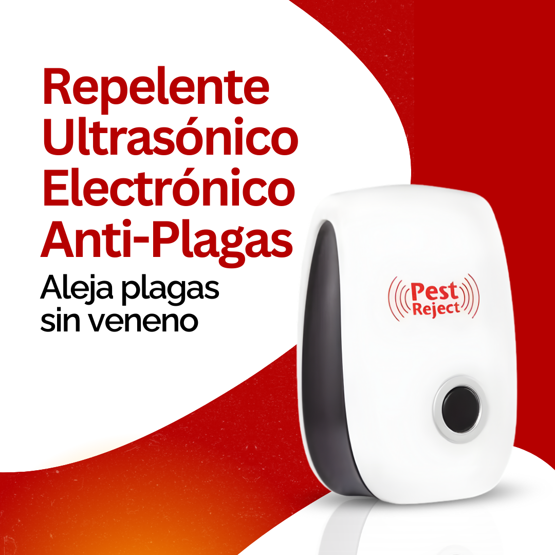 PestReject - Repelente Ultrasonico -  Compra 1 y Llévate 2 GRATIS 🎁
