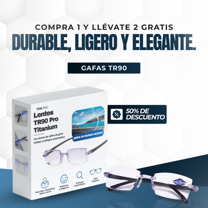 Gafas TR90 Fotocromaticas - Compra 1 y Llévate 2 GRATIS + Funda de Cuero 🎁